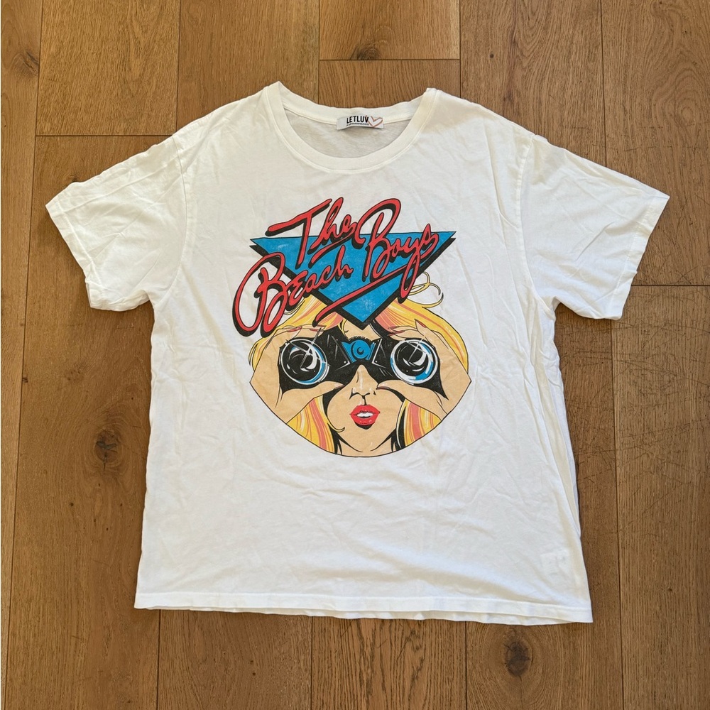 Anthropologie Beach Boys Band Tee